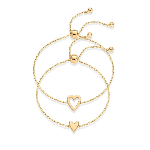 Heart Bond Bracelet Set