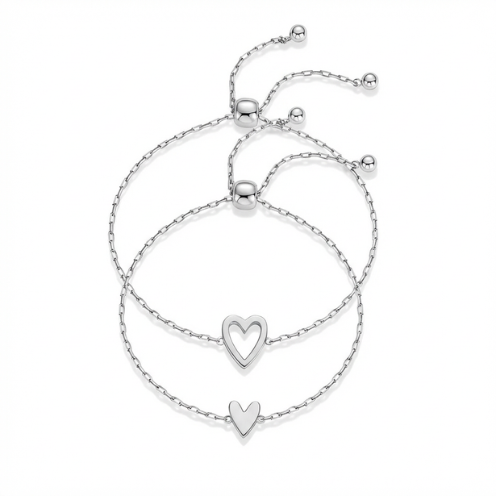Heart Bond Bracelet Set