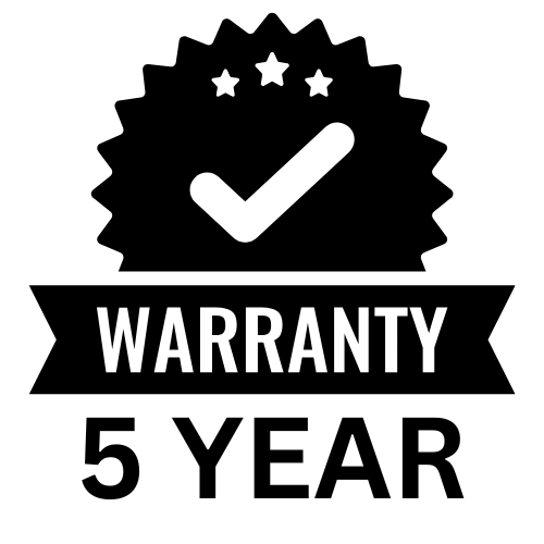 5 Year Warranty