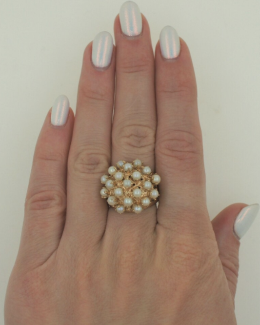 Lustrous Pearl Ring