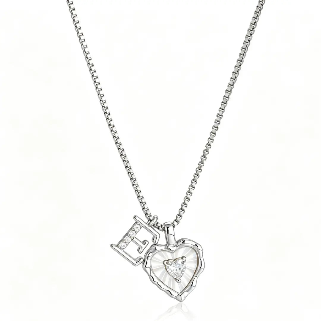 Gemma Initial Heart Necklace