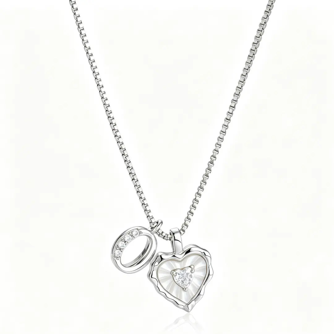 Gemma Initial Heart Necklace