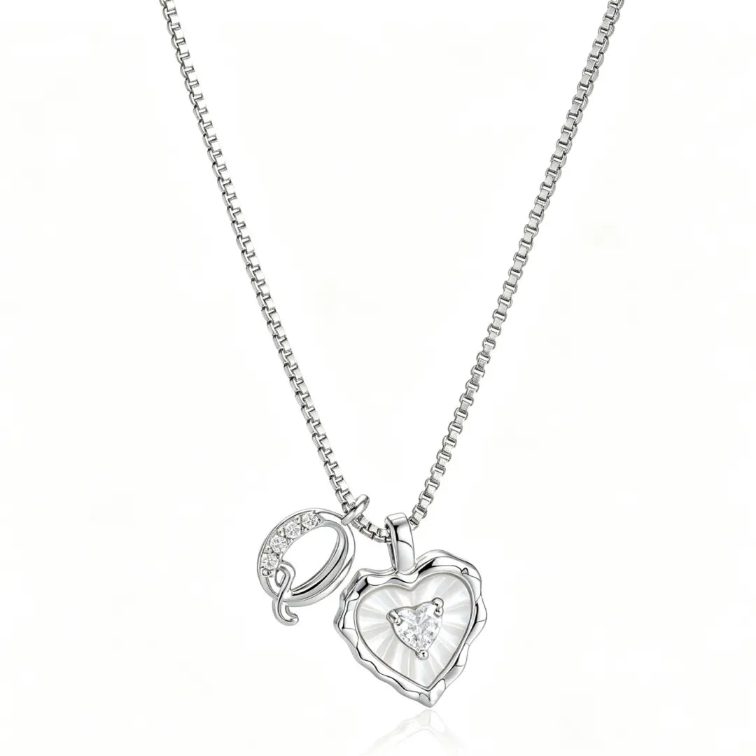 Gemma Initial Heart Necklace