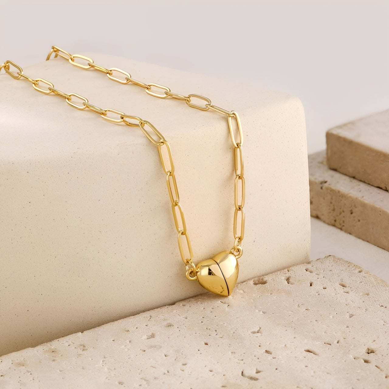 Bella Magnet Heart Necklace